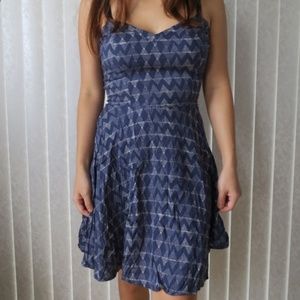 💐 Aero Sweetheart Blue Pattern Dress